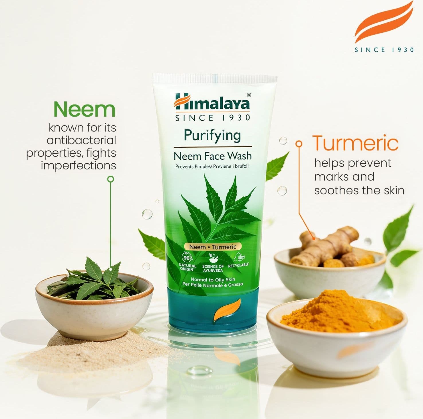 Himalaya Detergente Viso al Neem Purificante – Gel Senza Sapone 150ml - 2