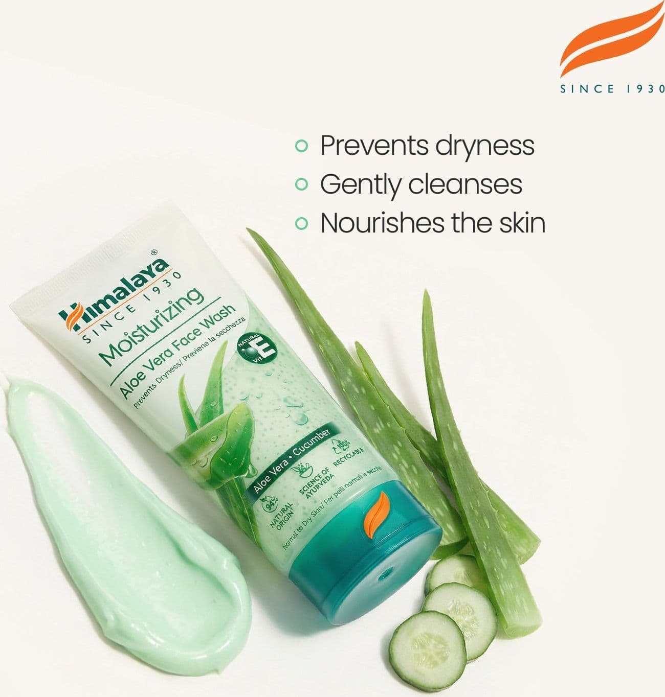 Himalaya Detergente Viso Idratante all’Aloe Vera e Cetriolo – 150ml - 2