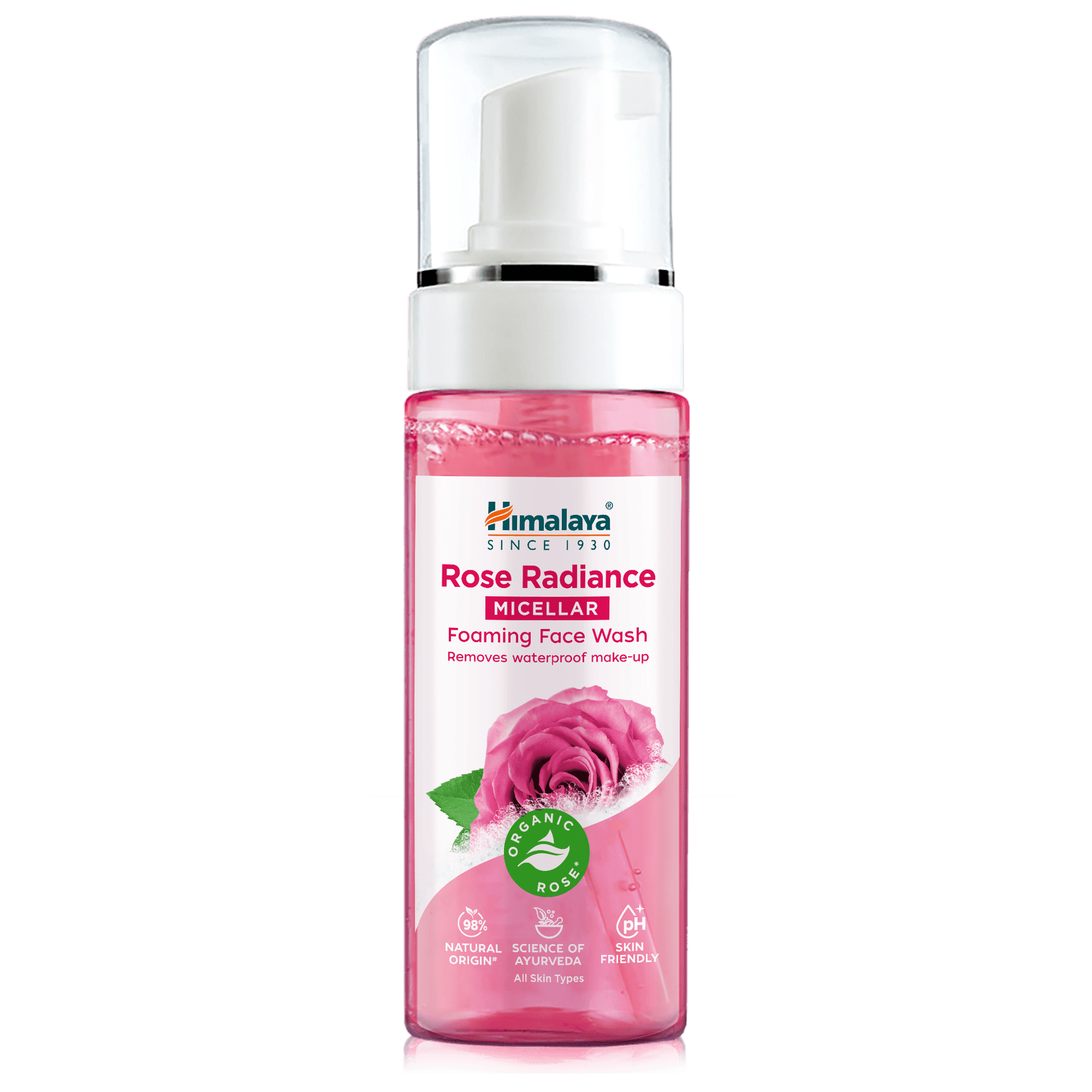 Himalaya Detergente Viso Micellare Schiumogeno alla Rosa Biologica – 150ml