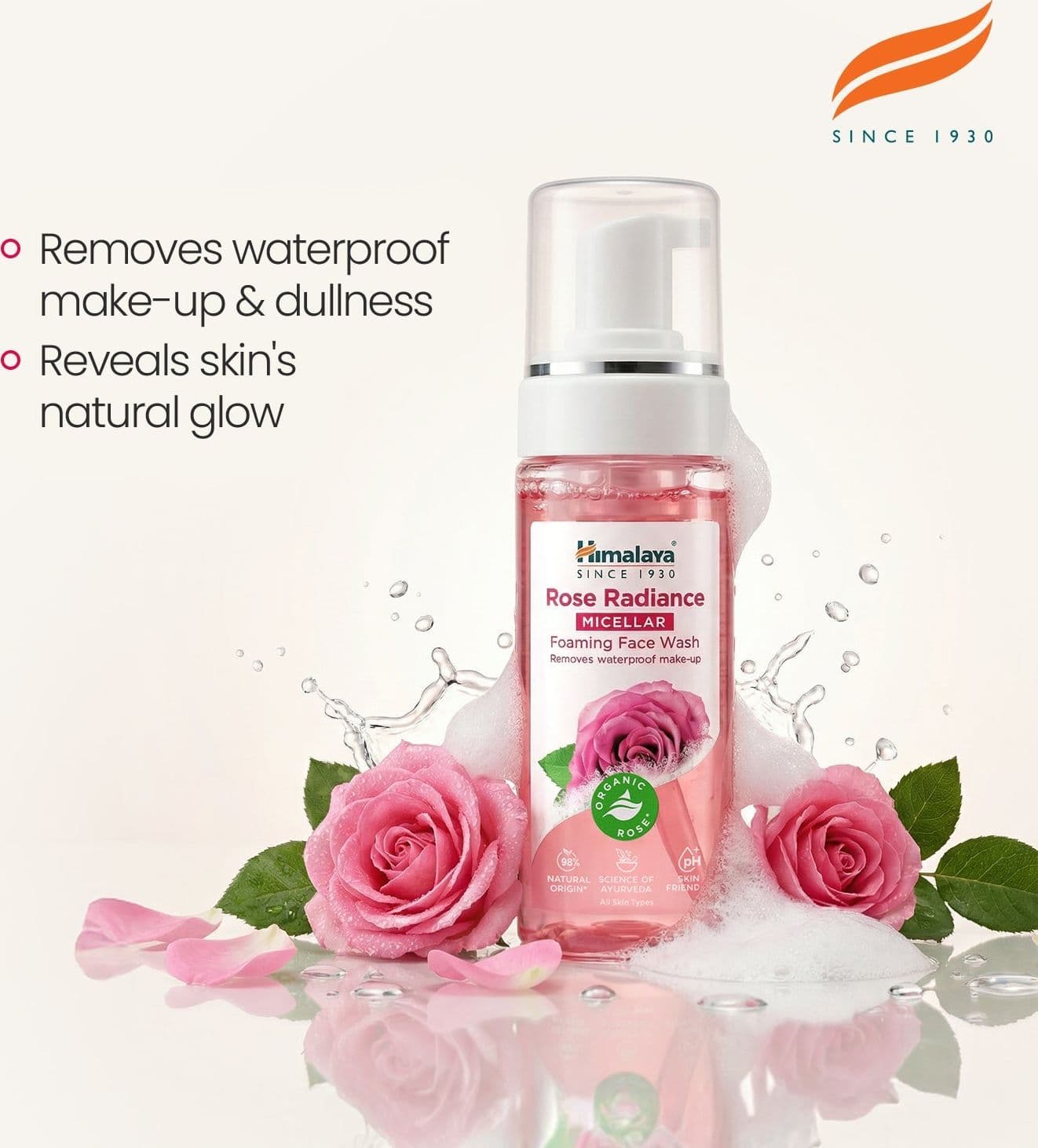 Himalaya Detergente Viso Micellare Schiumogeno alla Rosa Biologica – 150ml - 3