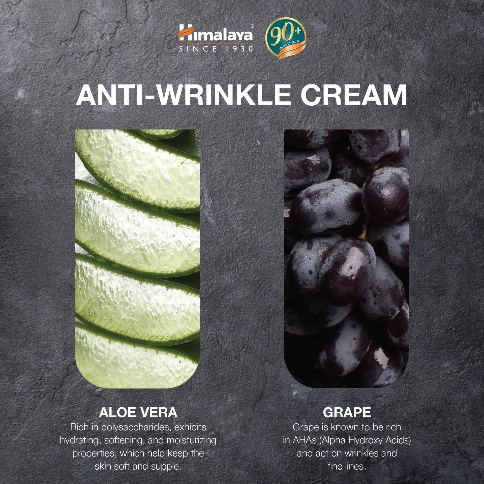 Himalaya Crema Anti-Rughe – Idratante e Levigante con Aloe Vera e Uva - 2