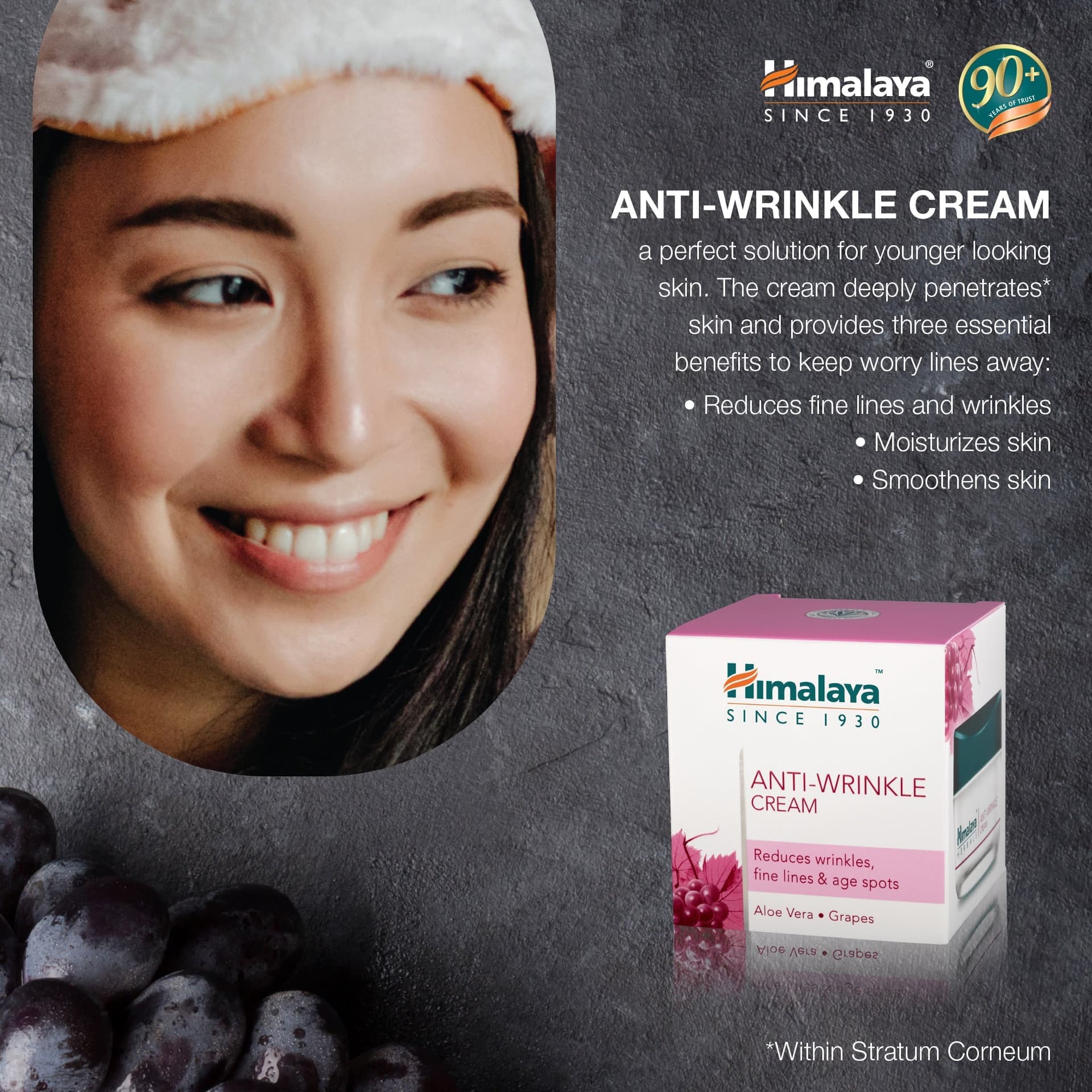Himalaya Crema Anti-Rughe – Idratante e Levigante con Aloe Vera e Uva - 5