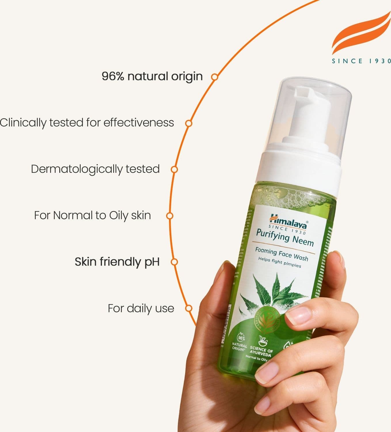 Himalaya Detergente Viso Schiumogeno al Neem Purificante – 150ml - 5