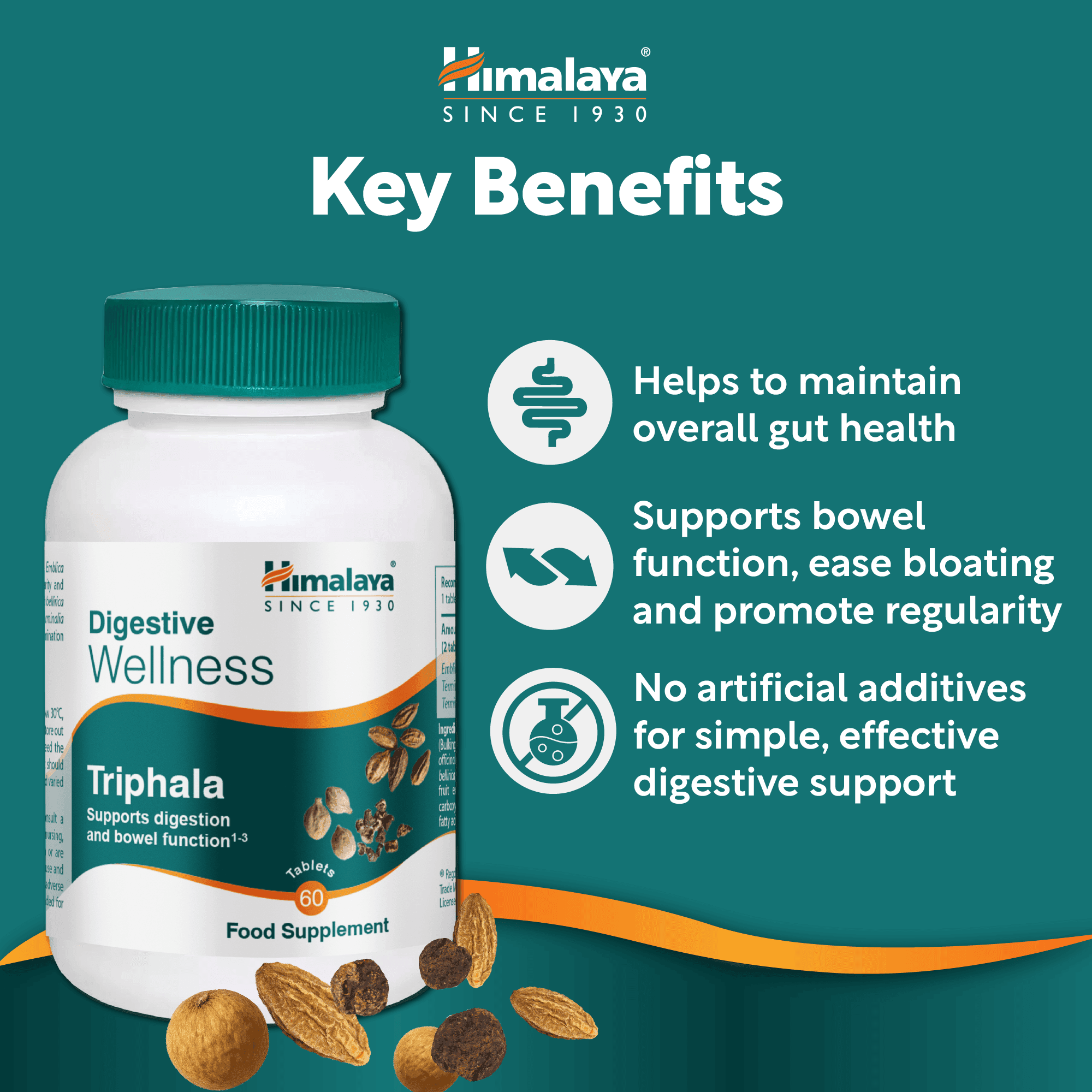 Himalaya Triphala – Integratore Ayurvedico per Digestione e Benessere Intestinale