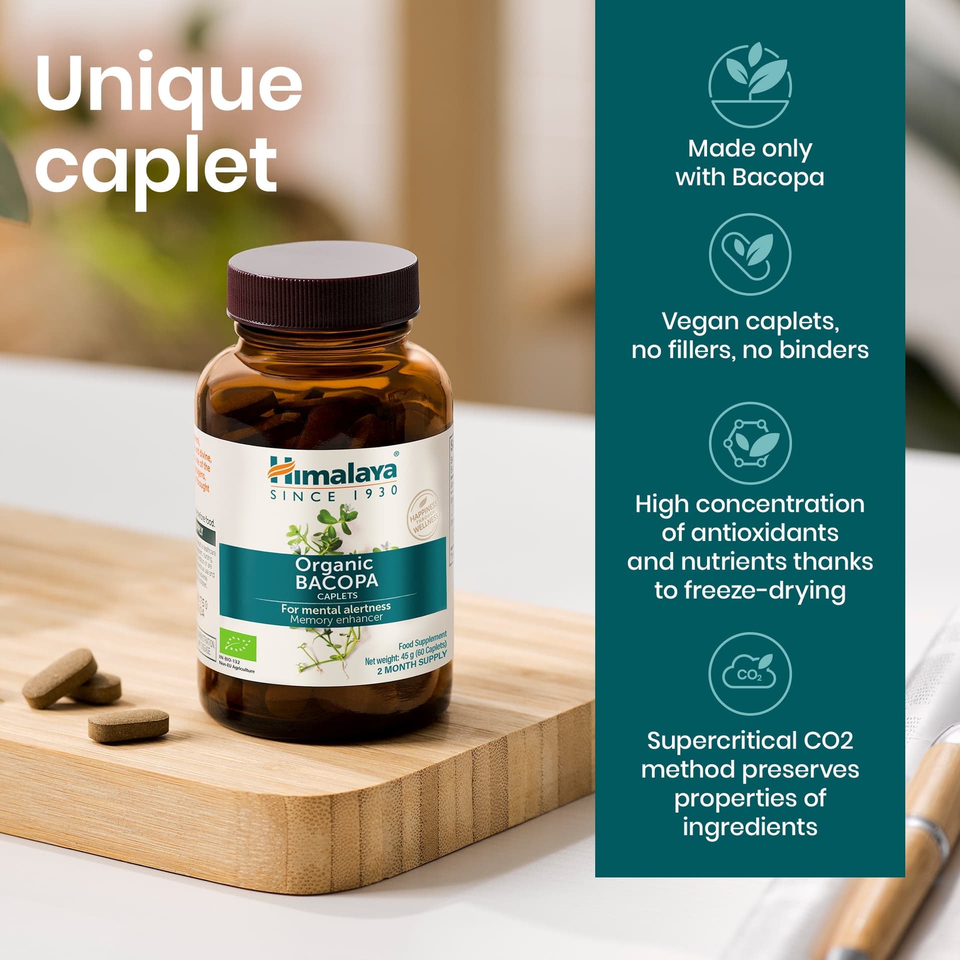 Himalaya Bacopa Biologica (Brahmi) – Memoria e Concentrazione - 4