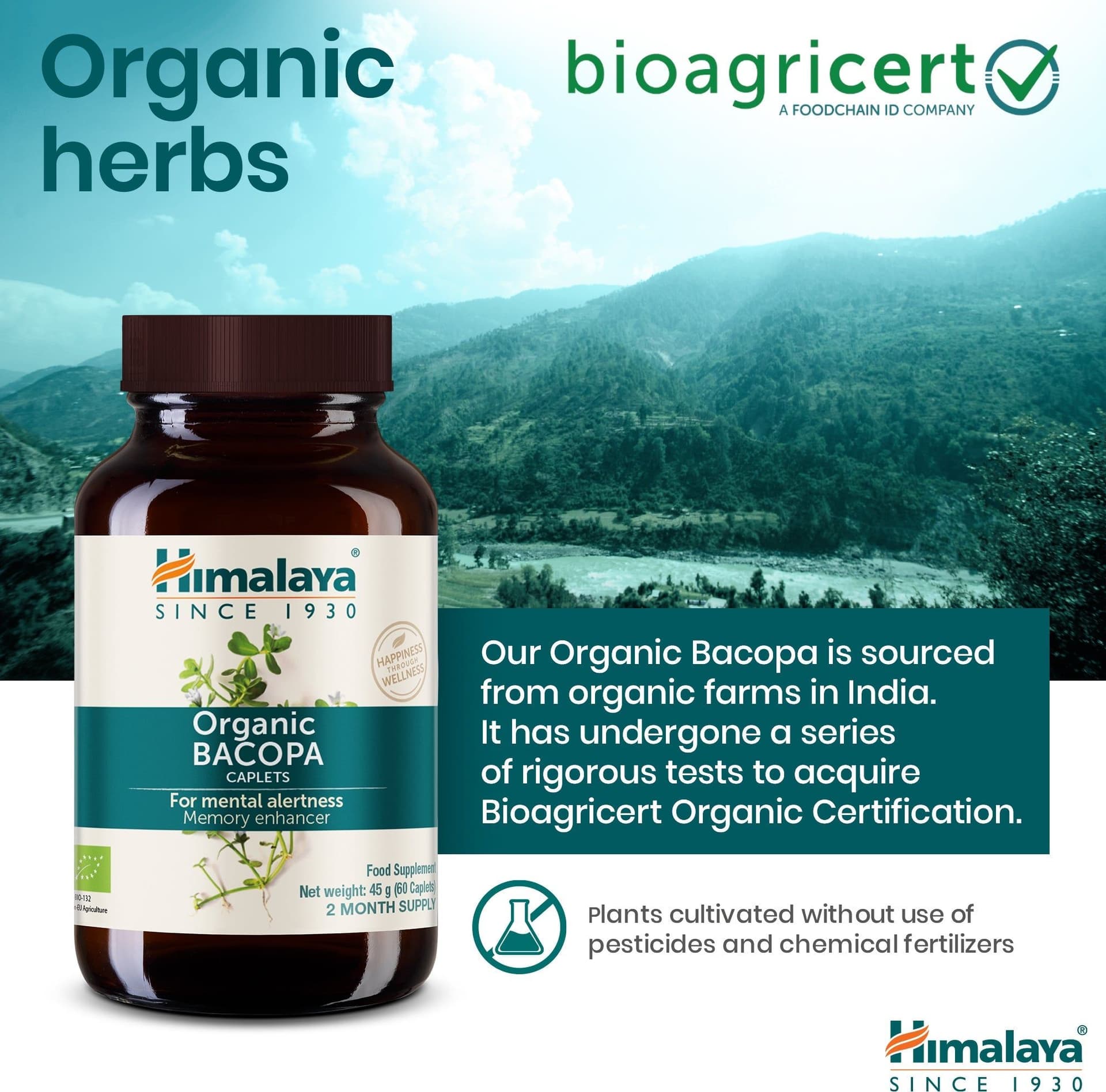 Himalaya Bacopa Biologica (Brahmi) – Memoria e Concentrazione - 5