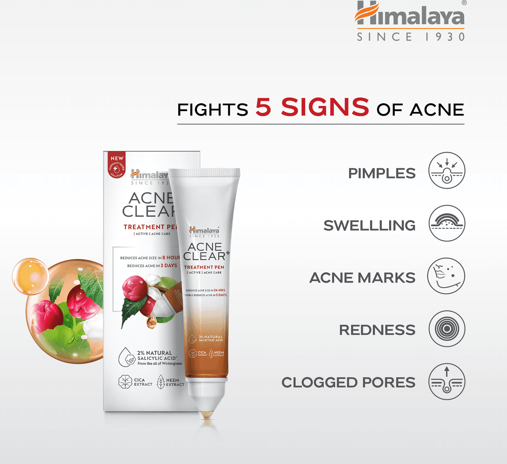 Himalaya Acne Clear+ Treatment Pen – Correttore Brufoli Localizzato - 2
