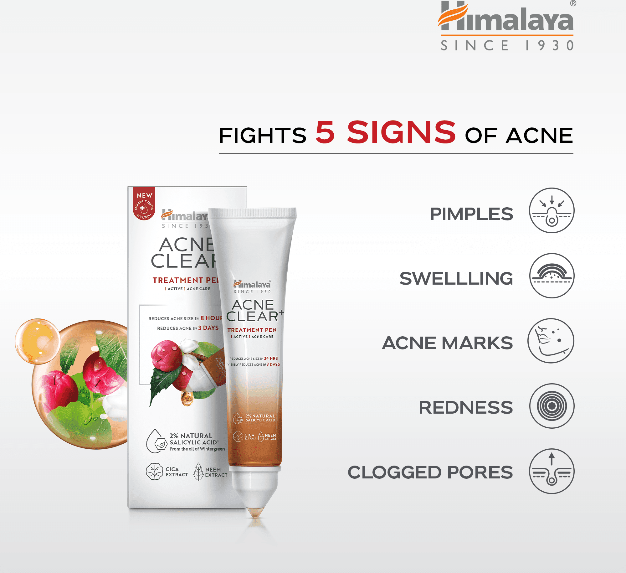 Himalaya Acne Clear+ Treatment Pen – Correttore Brufoli Localizzato - 2