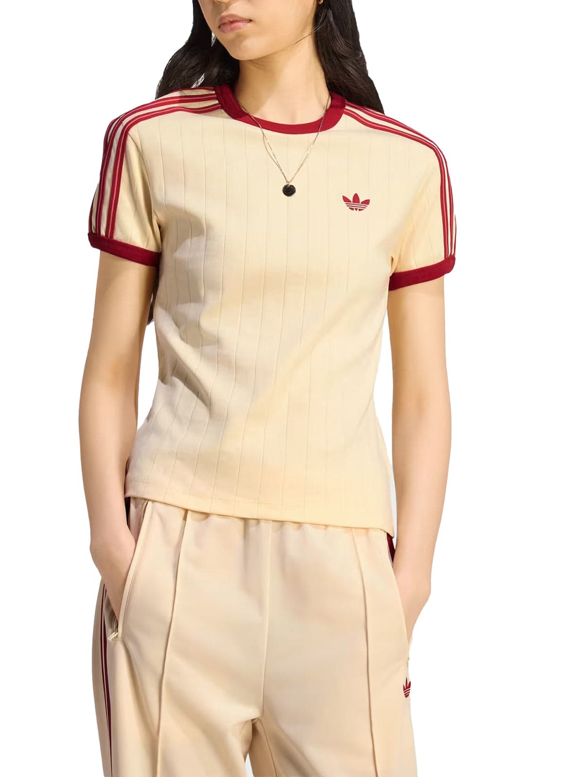 ADIDAS ORIGINALS Adidas Originals - T-Shirt Gialla da Donna - 4