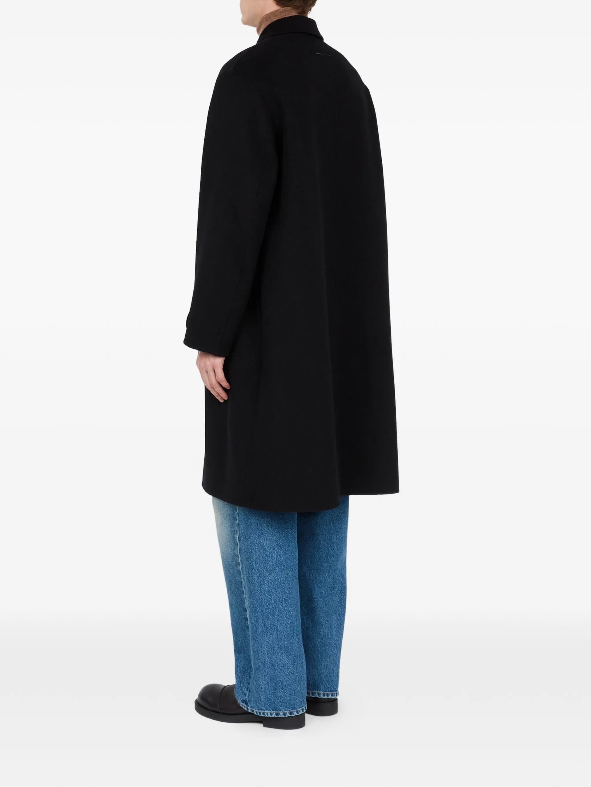 MM6 Maison Margiela Mm6 Maison Margiela - Cappotto Nero da Uomo - 4