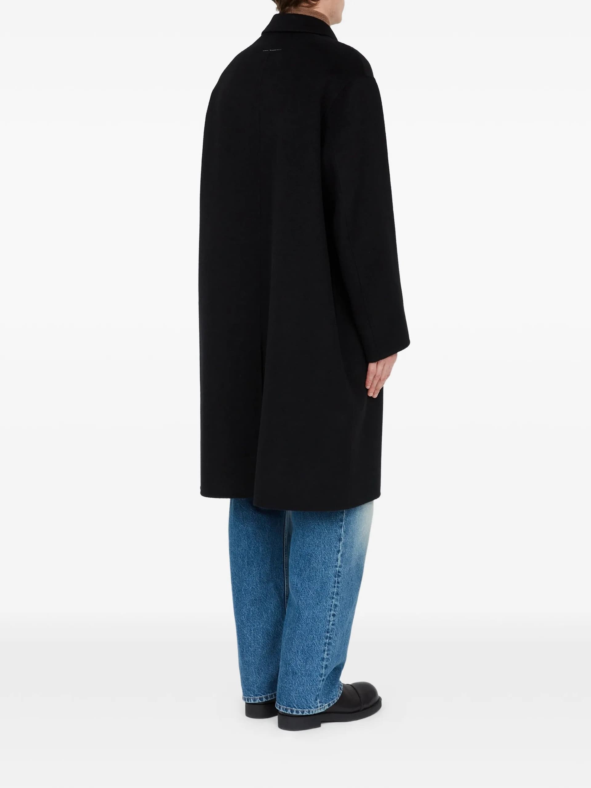 MM6 Maison Margiela Mm6 Maison Margiela - Cappotto Nero da Uomo - 6