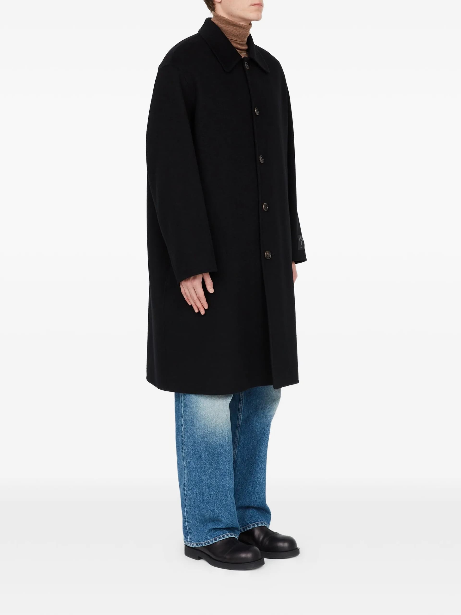 MM6 Maison Margiela Mm6 Maison Margiela - Cappotto Nero da Uomo - 7
