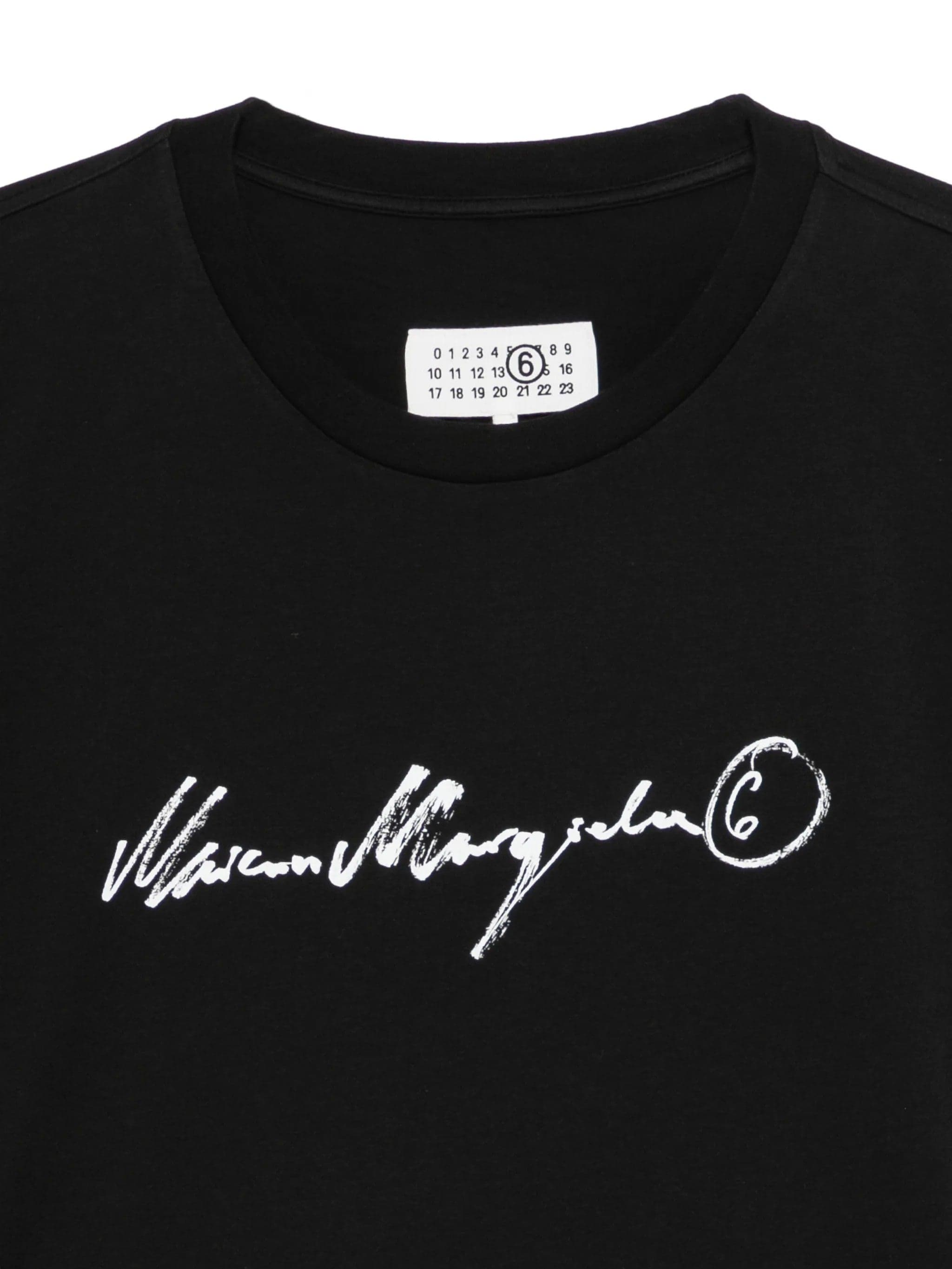 MM6 Maison Margiela Mm6 Maison Margiela - T-Shirt Bianca da Uomo - 3