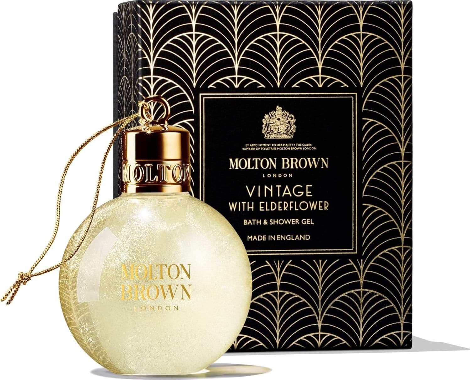 Molton Brown Vintage With Elderflower Gel Doccia 75ml Pallina Natale Ed Limitata
