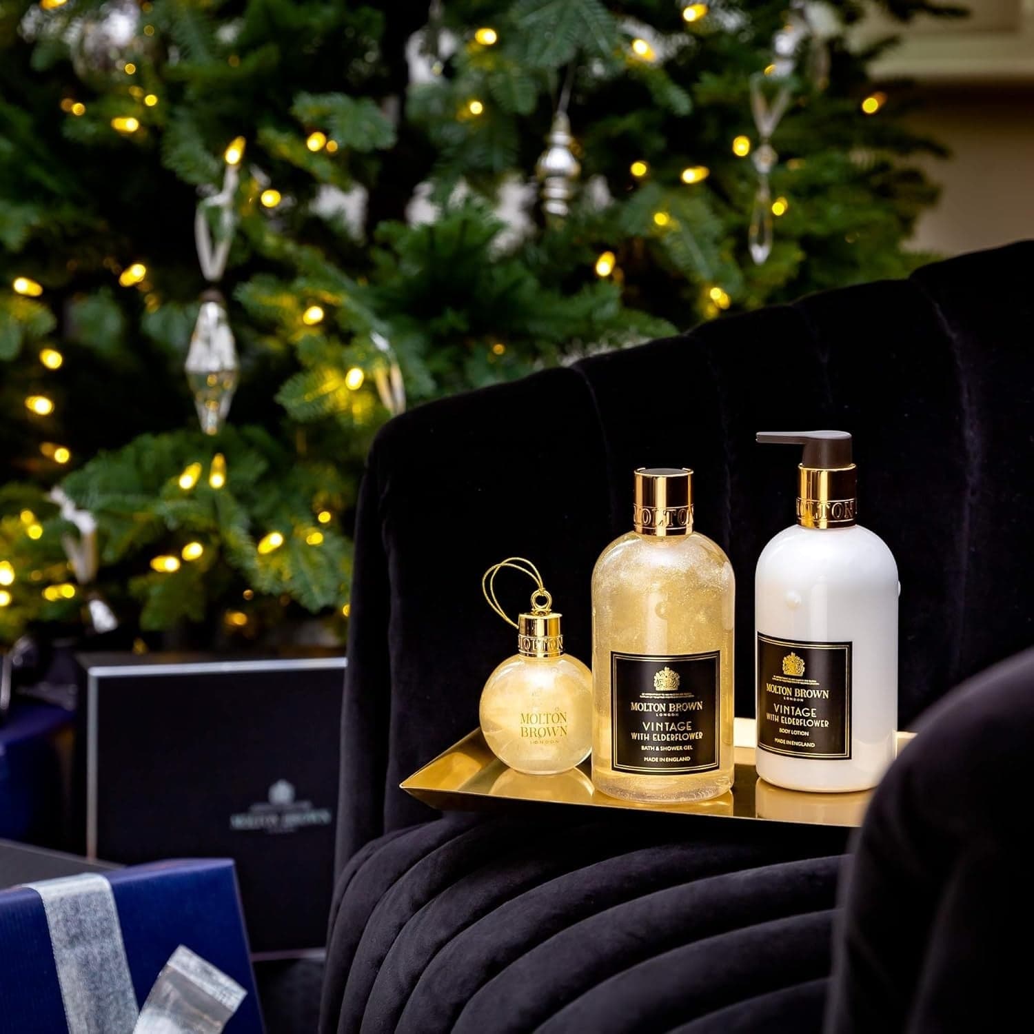 Molton Brown Vintage With Elderflower Gel Doccia 75ml Pallina Natale Ed Limitata - 3