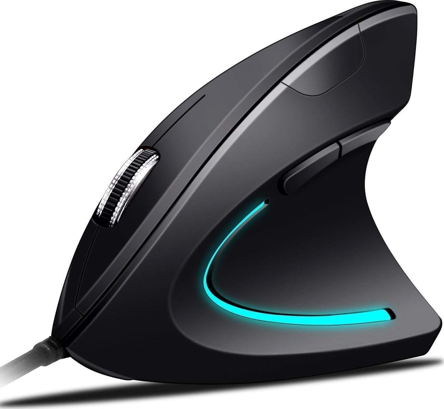 Mouse Verticale Ergonomico Cablato USB 3200 DPI 5 Tasti PC Mac Laptop