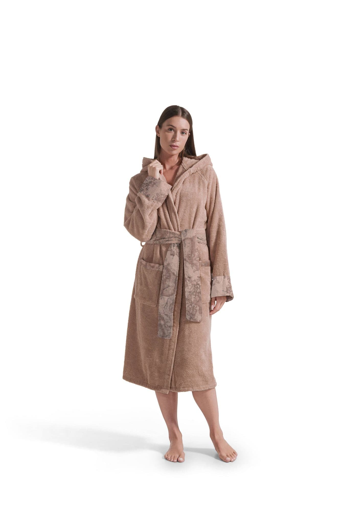 Accappatoio Geo Country | Alviero Martini in Spugna di Puro Cotone 1A Classe - 2