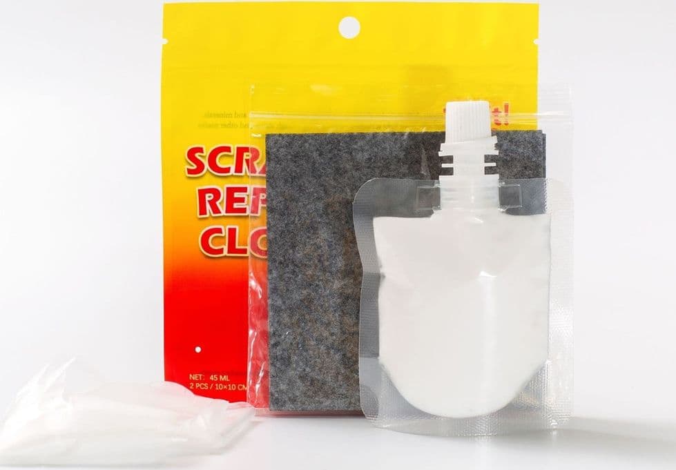 PANNO MULTIUSO PER RIPARAZIONE RIMOZIONE GRAFFI VERNICE AUTO DA 2PZ LUCIDANTE RIUTILIZZABILE - 8