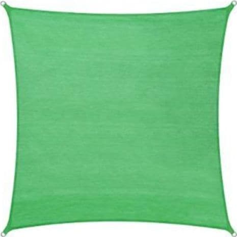 vela ombreggiante hdpe quadra verde - peso 180gr/mq -  mt.3x3 - fer 430739 - 2