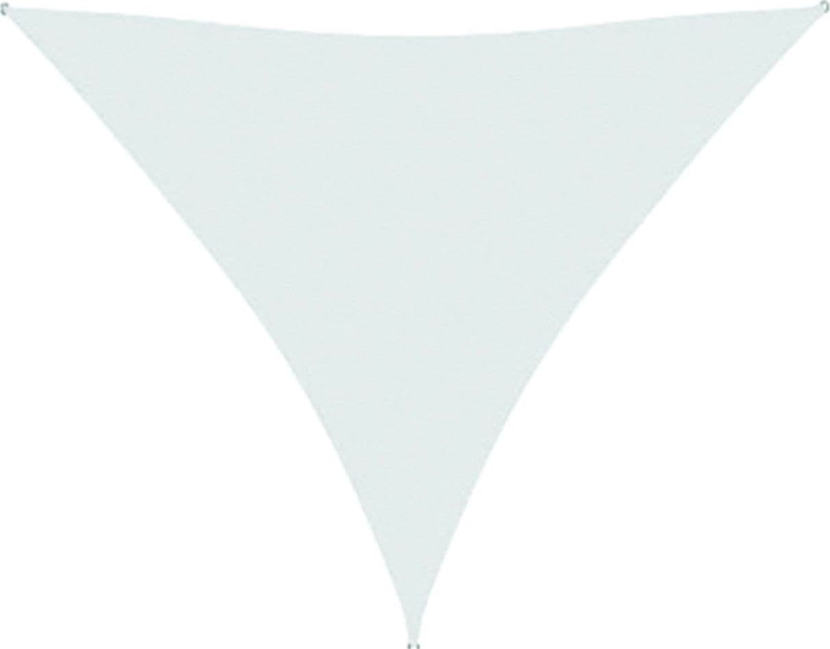 vela ombreggiante hdpe triangolare bianca peso 180gr/mq - mt.3x3x3 fer 459952 - 4