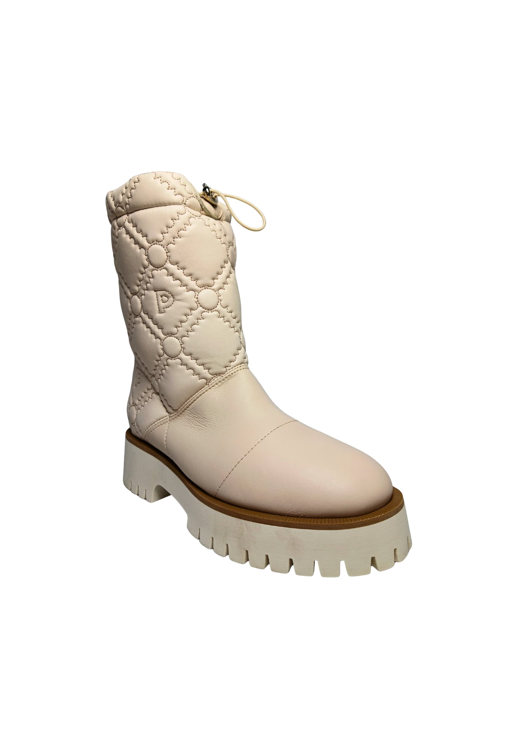 POLLINI sa24045h9fvtr11a Pollini Donna Nylon Avorio - 4