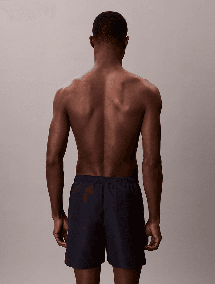 calvin klein costume da bagno uomo nero - 3