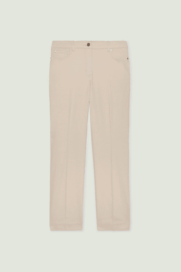 LUISA VIOLA pantalone kick flare donna sabbia – OTHER