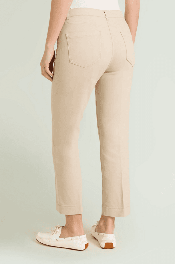 LUISA VIOLA pantalone kick flare donna sabbia - 3