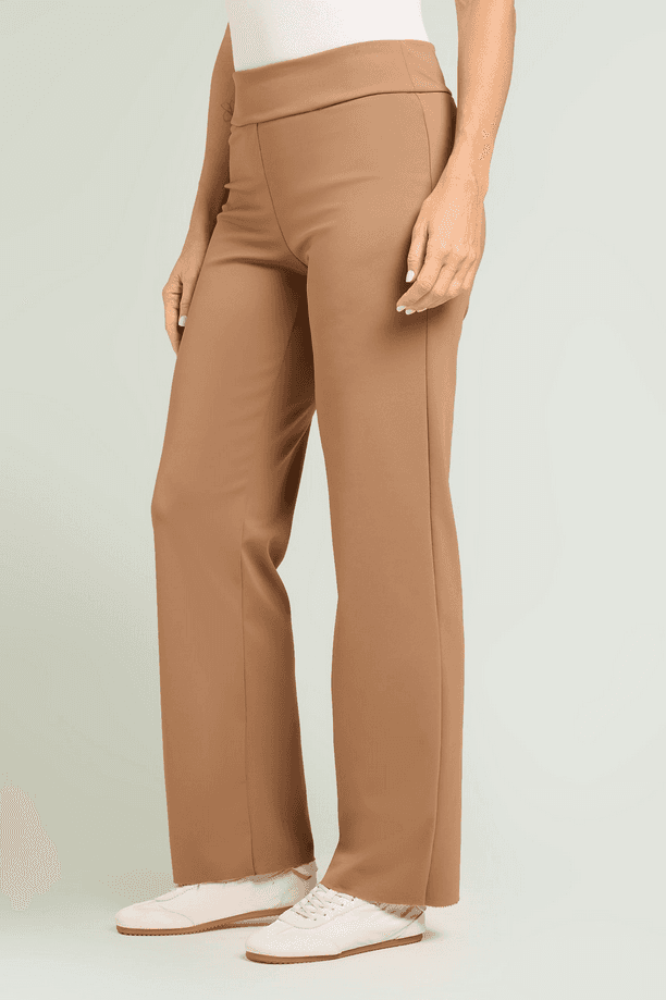 LUISA VIOLA pantalone pull on donna cammello - 2