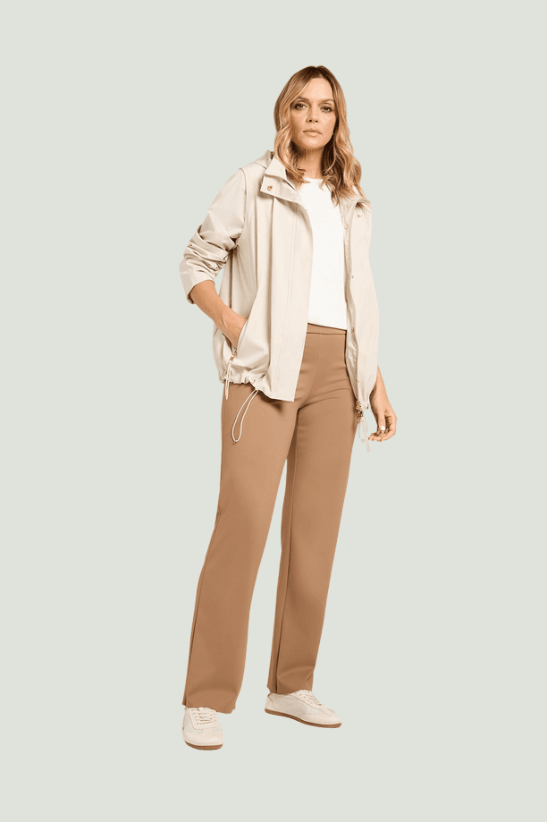 LUISA VIOLA pantalone pull on donna cammello - 4