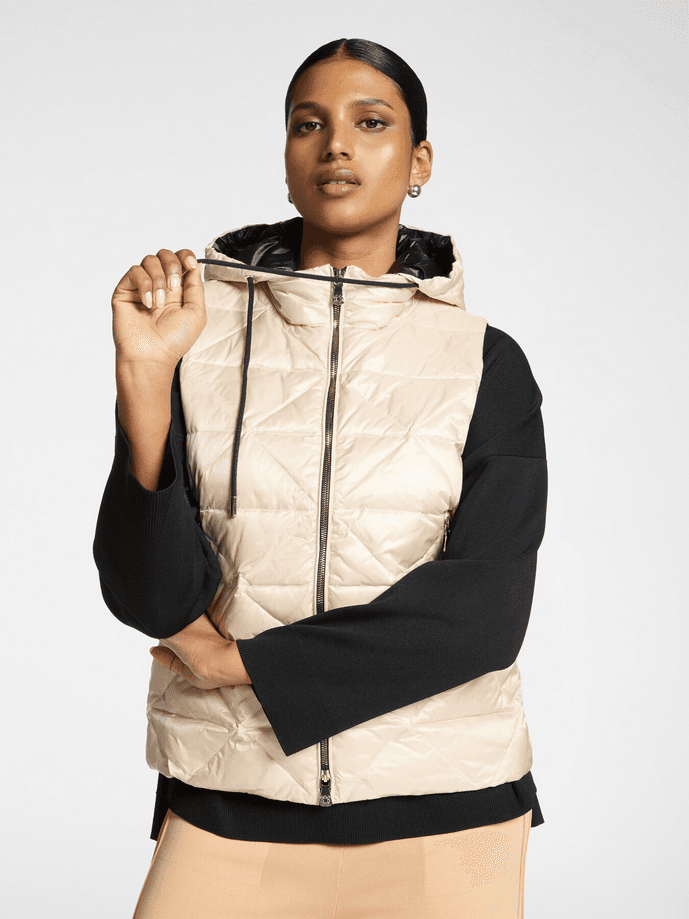ELENA MIRO gilet donna beige - 2