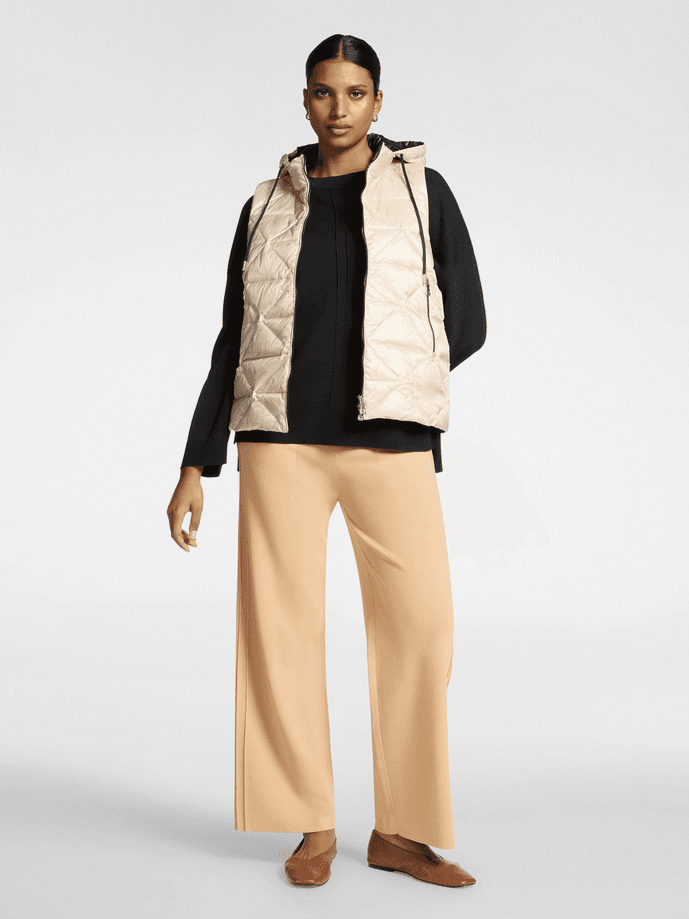 ELENA MIRO gilet donna beige - 4