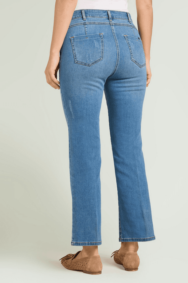 LUISA VIOLA jeans flare donna light blue - 3