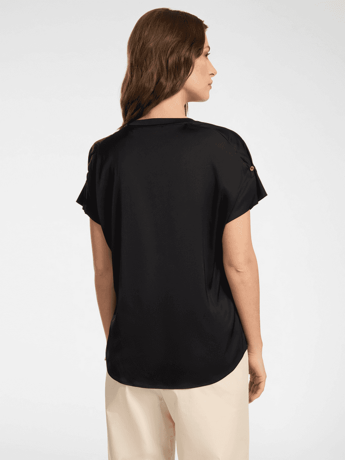 ELENA MIRO maglia con applicazioni donna nero - 3