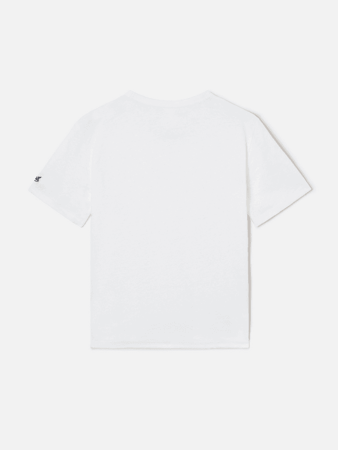 SAINT BARTH t-shirt alex in lino bambino bianco - 2