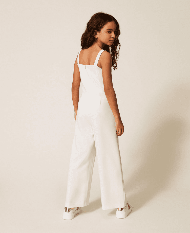 TWINSET tuta bambina bianco - 4