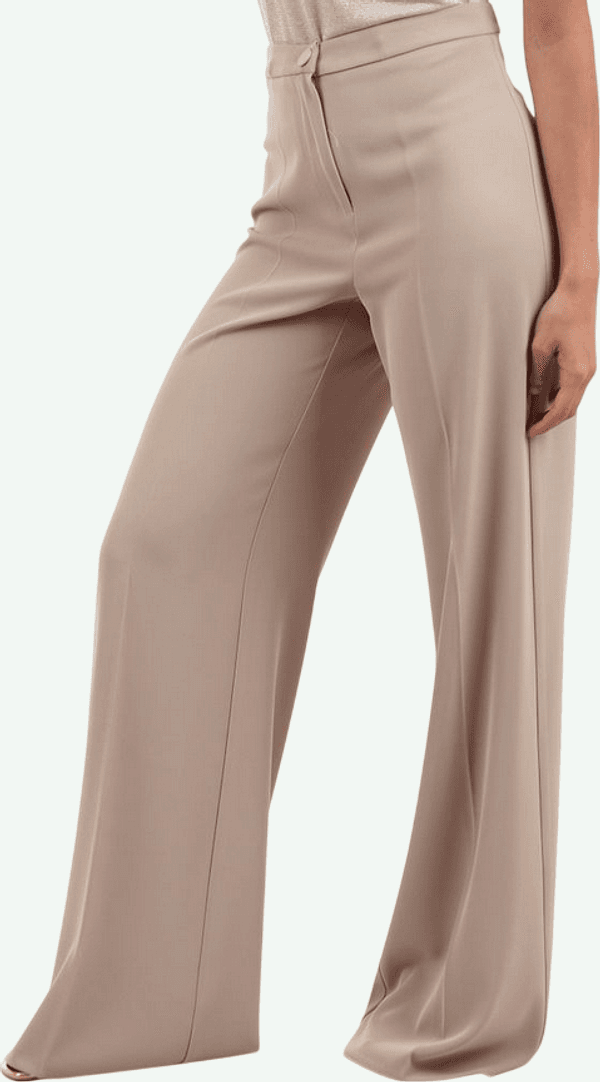RINASCIMENTO pantalone donna tortora beige - 2