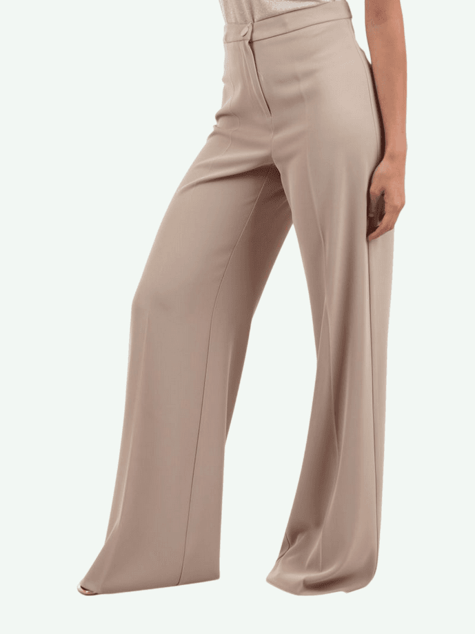 RINASCIMENTO pantalone donna tortora beige - 2