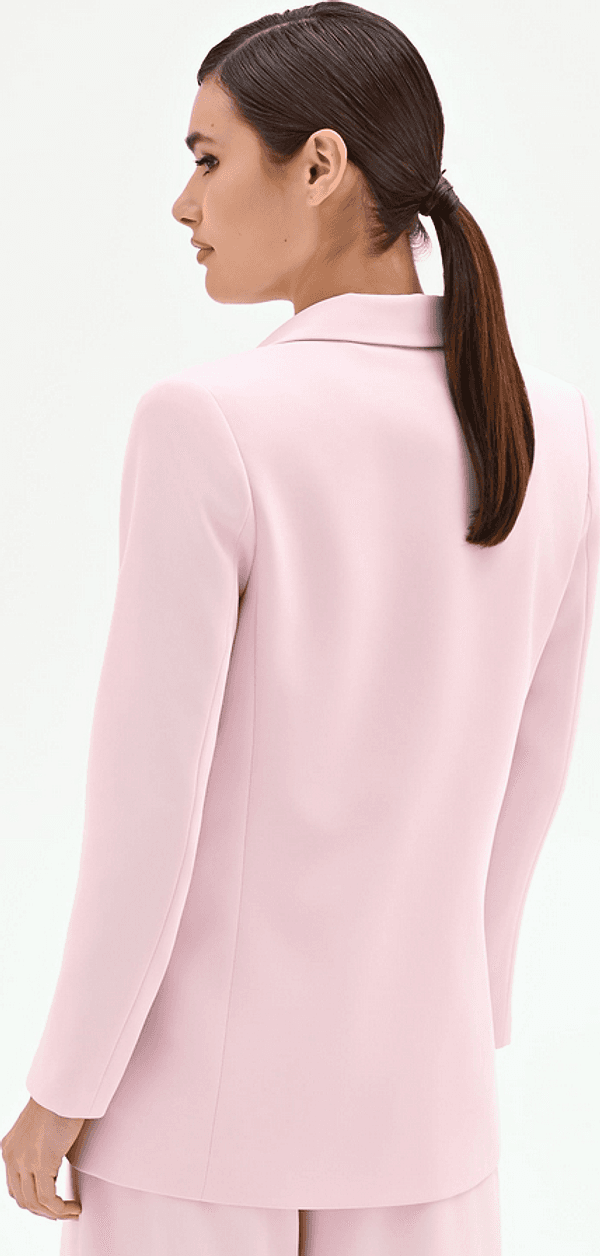 RINASCIMENTO giacca monopetto donna rosa pastello - 3