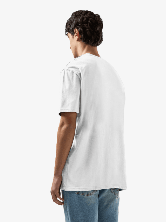 GCDS t-shirt logo lounge uomo bianco - 3