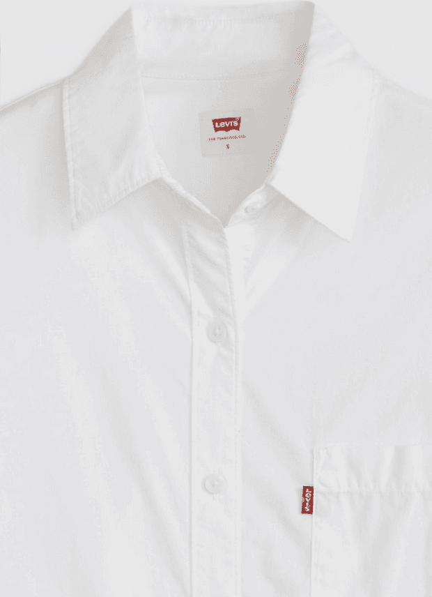 LEVI'S camicia donna bianco - 2