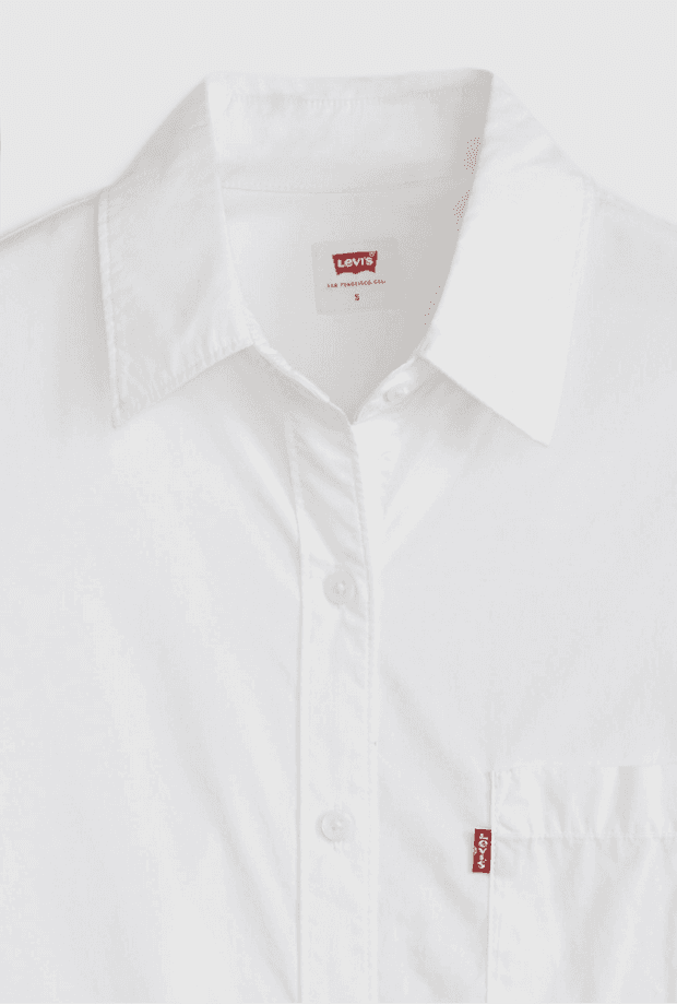 LEVI'S camicia donna bianco - 2