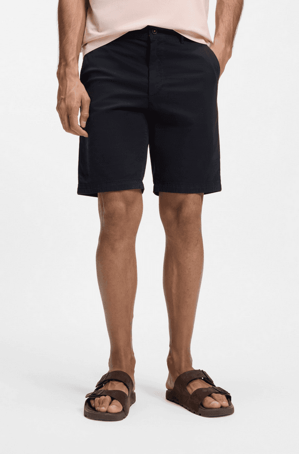 Hugo Boss shorts chino uomo blu scuro - 2