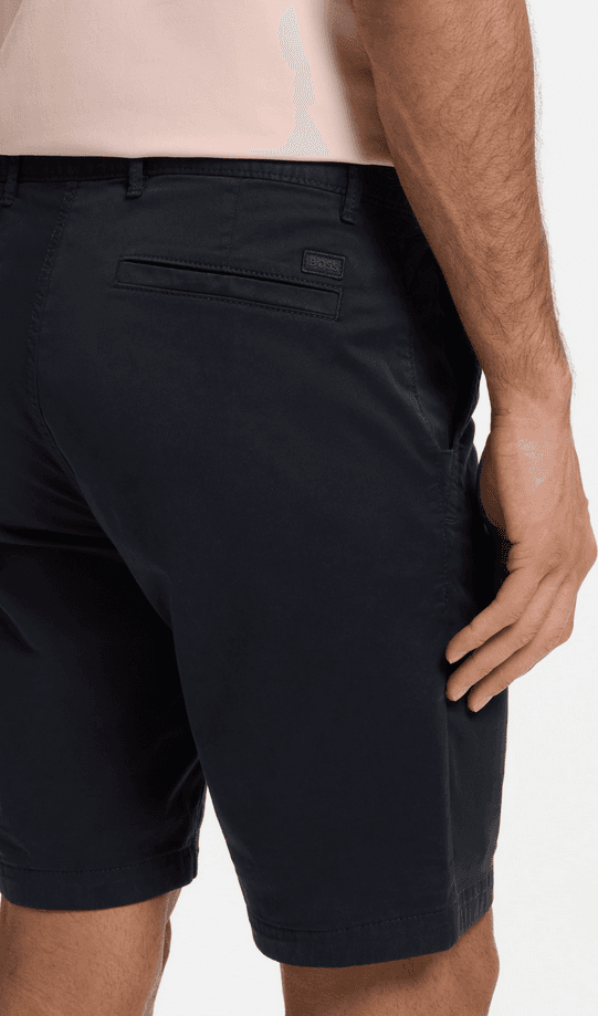 Hugo Boss shorts chino uomo blu scuro - 4