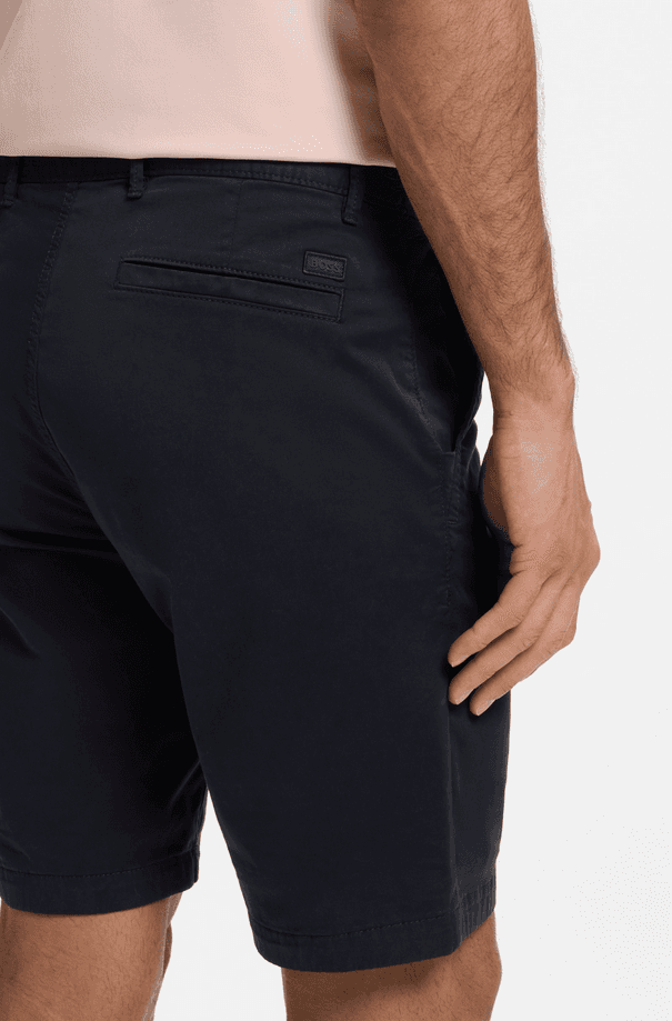 Hugo Boss shorts chino uomo blu scuro - 4