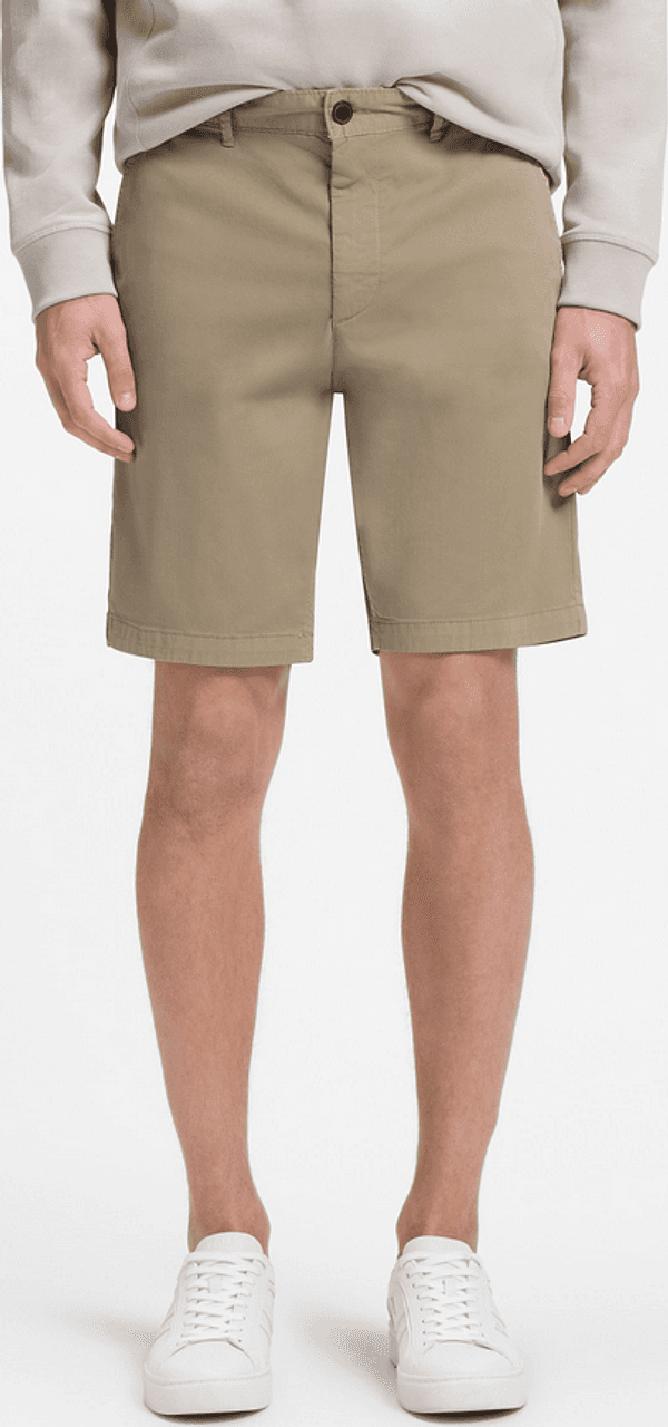 Hugo Boss shorts chino uomo marrone chiaro - 2