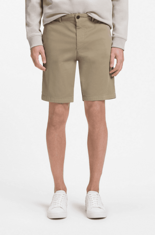 Hugo Boss shorts chino uomo marrone chiaro - 2