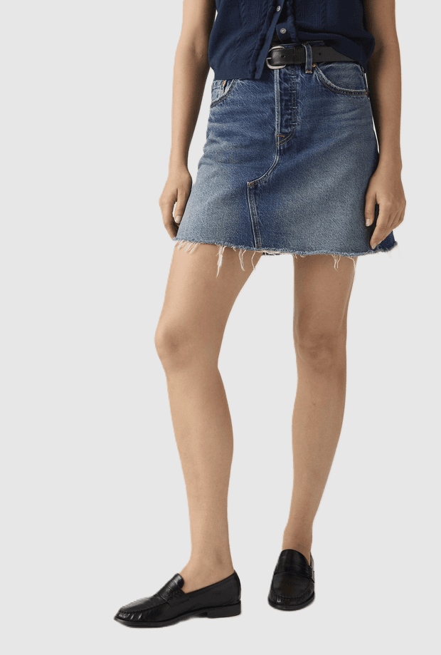 LEVI'S gonna destructured donna blu scuro - 2
