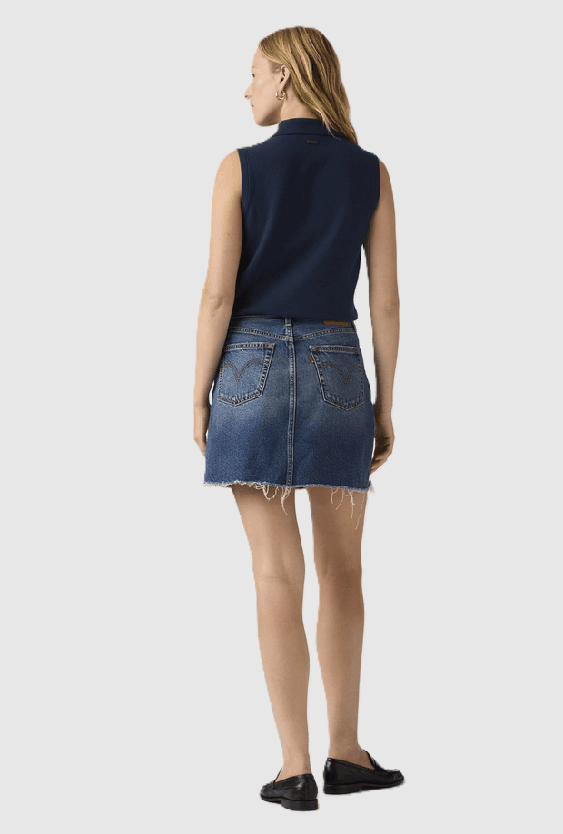 LEVI'S gonna destructured donna blu scuro - 5