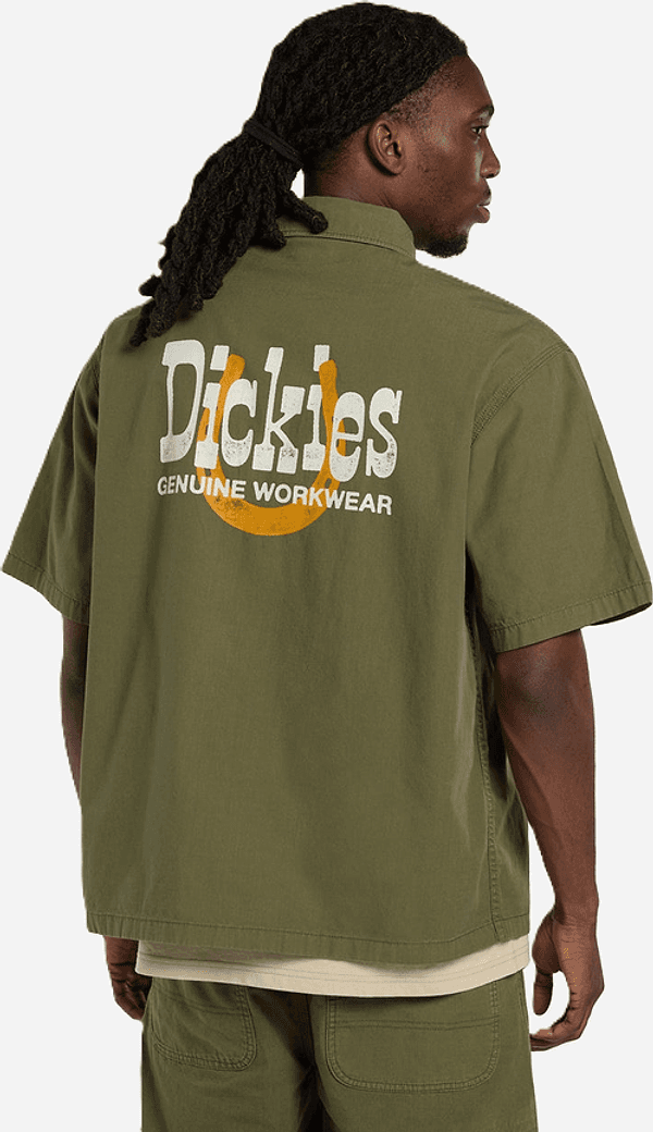 DICKIES camicia vernal uomo verde cipresso - 2